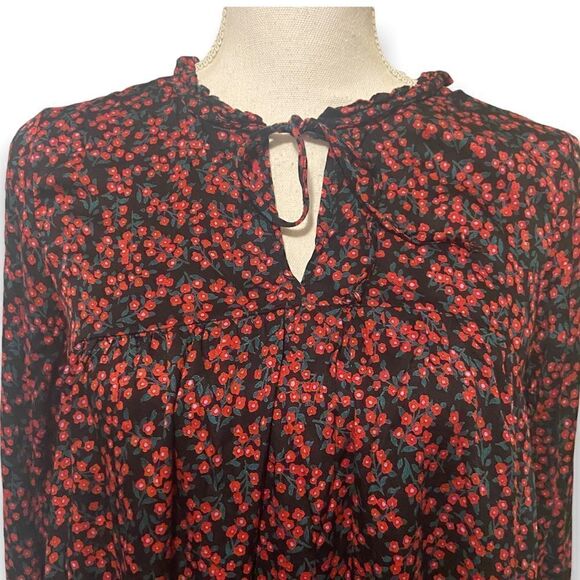 Velvet Graham & Spencer Peasant Floral Blouse - Picture 5 of 6